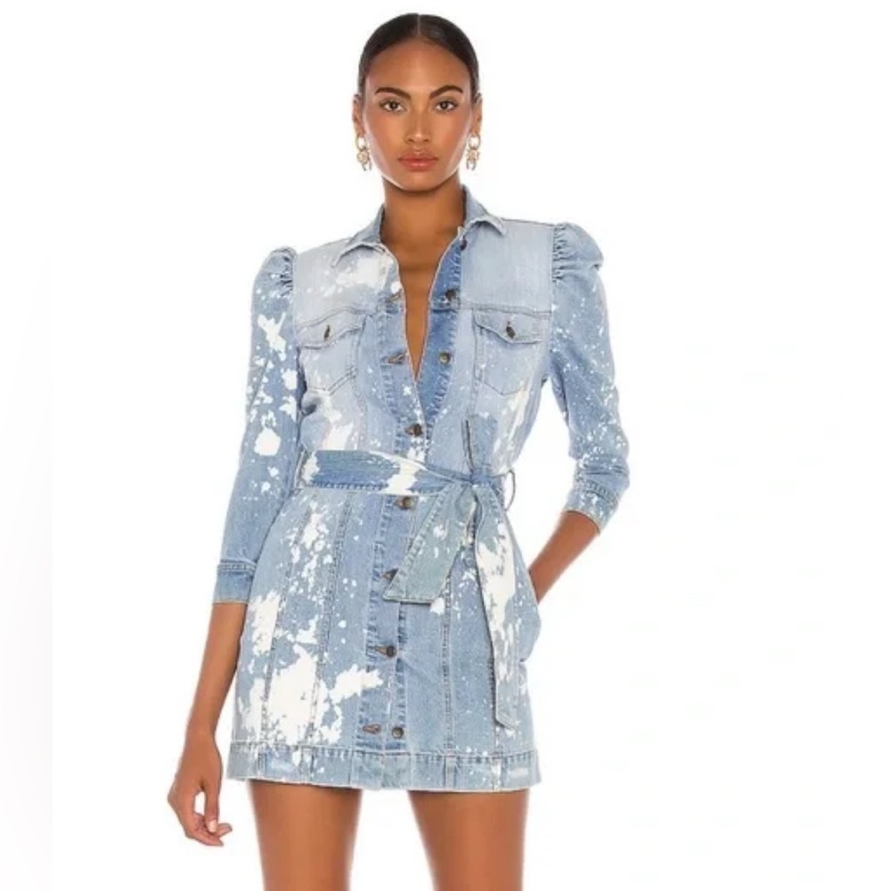 Retrofete Light Blue Denim Dress